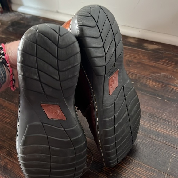 Vintage Born Leather Clog Flat Shoes size 9.5 - Picture 6 of 6